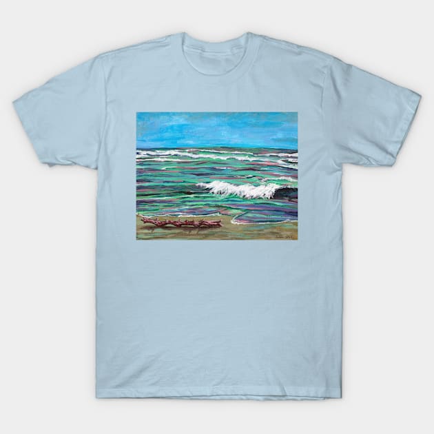 Impressionistic Ocean Painting T-Shirt by BrittaniRose